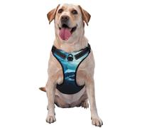 Sharks Under The Sea - Chaleco de tracción para mascotas con estampado mediano para que las mascotas lo usen al pasear al perro o escalar montañas