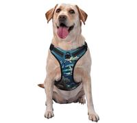 Sharks Under The Sea - Chaleco de tracción para mascotas, estampado grande, ideal para pasear perros, senderismo, viajes diarios