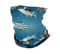 Sharks under the sea - Diadema deportiva multifuncional sin costuras