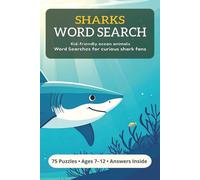 Sharks Word Search: Kid -friendly ocean animals word searches for curious hark fans