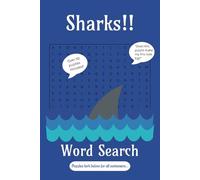 Sharks !! Word Search Puzzle Book: Word Searches with Easy to Read Print about Sharks, Marine life, Ocean predators | 6x9 inches, 110 pages | 50+ Puzzles...Great for fun, leisure, vacation