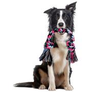 SHARLOVY Juguete de Cuerda para Perros medianos, Juguetes masticables de algodón Duradero para masticadores agresivos, Juguetes interactivos para Perros de Raza Mediana a Grande