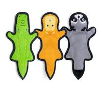 SHARLOVY Juguetes para Perros sin Relleno, chirriantes, masticables de Larga duración para Perros agresivos y duraderos, Juguetes masticables para dentición, con 6 Capas Resistentes para Razas