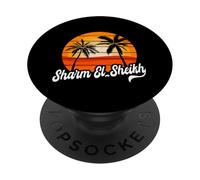 Sharm El-Sheikh Beach Sunset Design Vacaciones Egipcias PopSockets PopGrip Adhesivo
