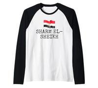 Sharm El-Sheikh Egipto Viaje Familiar Viaje Hombres Mujeres Camiseta Manga Raglan