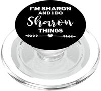 Sharon Gift - Regalo Divertido de cumpleaños Personalizado para Sharon PopSockets PopGrip para MagSafe
