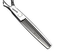 Sharonds cortadora de pelo profesional de 6 pulgadas, tijeras delgadas de acero inoxidable, tijeras eficientes(Tijeras delgadas de 6 pulgadas-A)