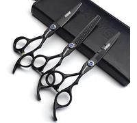 Sharonds juego de corte de pelo de 6 pulgadas, Corte de pelo, tijeras delgadas para peluqueros y hogares (6 pulgadas - 3pc-A)