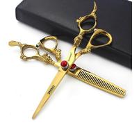 SHARONDS - Tijeras profesionales para peluquería de peluquería de peluquería, de acero inoxidable, 6 pulgadas