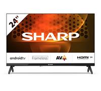 Sharp 24FH6EA Android TV 60 cm (24") HD Ready LED TV sin Marco (Android 11, Google Assistant, Bluetooth, 3xHDMI, 2xUSB), Negro