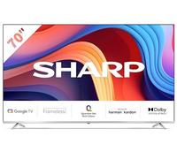 Sharp 70GP6260E Google TV, 70" Frameless, 4K Ultra HD Quantum Dot, 4X HDMI 2.1, 2X USB, Bluetooth, Google Assistant, Chromecast, Dolby Atmos, Altavoces Harman/kardon 2x12W, HDR10, Dolby Vision