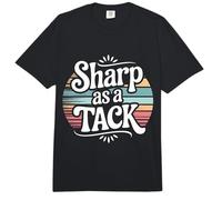 Sharp As A Tack Clever Witty Smart Puns - Comfort Colors Adult Heavyweight T-Shirt