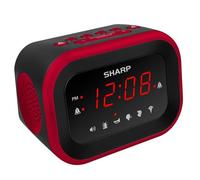 Sharp Big Bang Super Loud - Reloj despertador, color rojo