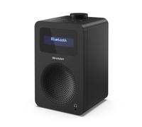 Sharp DR-430(BK) Tokyo Desktop Digital Radio - Dab+, Dab and FM Radio with RDS, BT 5.0, USB Power, Mini Jack, Telescopic Antenna, Automatic Search, Time and Date Auto, Alarm, 5w, Black