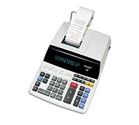 Sharp EL-2607V - Calculadora de Escritorio (12 dígitos, Color Negro y Rojo), Color Blanco