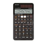 Sharp EL-510 RT - Calculadora científica (Entrada D.A.L, Solar, 1 línea, 10+2 dígitos), Color Blanco y Negro