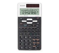 Sharp EL-531TG - Calculadora (Bolsillo, Calculadora científica, 10 dígitos, 2 líneas, Batería/Solar, Negro, Blanco)
