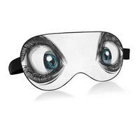Sharp Eyes Antifaz para dormir con bloqueo de luz para dormir con correa ajustable suave y ligera con los ojos vendados para hombres mujeres trabajo viajes siestas