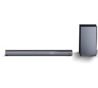 Sharp HT-SBW460, 3.1 Dolby Atmos, Barra de Sonido Envolvente Virtual 3D y subwoofer inalámbrico, Bluetooth, Experiencia 4K, HDMI ARC/CEC, Potencia máxima Total de Salida: 440w, Color Negro