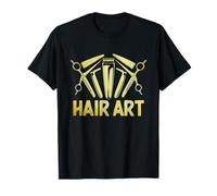 Sharp Look Hairstyle Hombres Peluquería Peluquería Camiseta