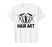Sharp Look Hairstyle Hombres Peluquería Peluquería Camiseta