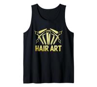 Sharp Look Hairstyle Hombres Peluquería Peluquería Camiseta sin Mangas