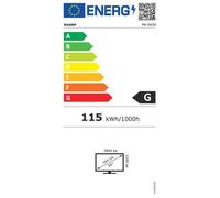 Sharp - MultiSync E659 Pantalla plana para señalización digital 165,1 cm (65") LCD 350 cd / m² 4K Ultra HD Negro