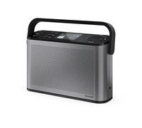 SHARP Osaka DR-P540(GY) Radio Estéreo Portátil 6W Dab+ FM Bluetooth 5.3 | BestTune, SlideShow, 120 emisoras, pantalla en color de 2,4", batería de hasta 12 h, alarma dual y sonido estéreo de 6W RMS.