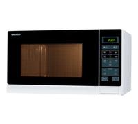 Sharp R-342 W - Microondas de 25 L, 900 W, varios colores Blanco