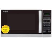 Sharp Home Appliances R-742WW microondas Negro, Blanco Microondas con grill Encimera 25 L 900 W
