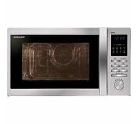 Sharp R722STWE Microondas 25Lt 900W Acero Inoxidable Placa 31,5 CM