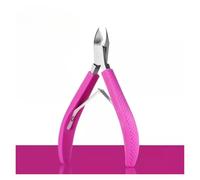 Sharp Toenail Ingrown Cuticle Nipper Nail Clipper Edge Cutter Scissor Pliers Tool Dead Skin Remover Pedicure Manicure Tools(Rose red)