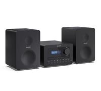 SHARP XL-B514(BK) Tokyo Modern Hi-Fi Micro System con sintonizador FM (con RDS) y transmisión de música inalámbrica Bluetooth, Color Negro