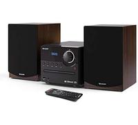 Sharp xl-b517d microcadena de música para uso doméstico 45 w marrón