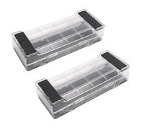 SHARPAL 160H 2PCS 2-en-1 Soporte para piedra de afilar y estuche de almacenamiento con base de goma antideslizante (compatible hasta 202 x 75 x 28 mm)