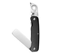 SHARPAL 179N 5 en 1 - Afilador de flechas con llave y pluma de diamante con doble grano y mango de aluminio anodizado con clip de bolsillo