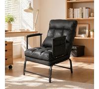 SHARPDO - Sillón convertible de 1 plaza para adultos 3 en 1, respaldo ajustable 90-180° y cama supletoria para oficina, estudio o dormitorio, sillón cama
