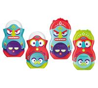 Sharpen Plastic Pencil Maped Loopy Totem Plástico 1 uso con borrador Colores surtidos