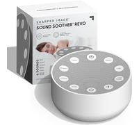 Sharper Image Máquina portátil de ruido blanco para terapia del sueño, terapia de sonido relajante para bebés, niños y adultos, dispositivo de relajación calmante y bienestar, ayuda para dormir de