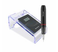 Sharper - Kit profesional de máquina de tatuaje digital con fuente de alimentación, color negro