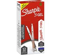 Sharpie 95139 - Bolígrafo de gel a presión, 0,7 mm, color azul, multicolor, metal, 1 unidad