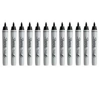 Sharpie Brush Marker - Rotulador permanente (12 unidades), color negro