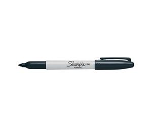 Sharpie Fine negro Rotulador permanente (redondo de 1 mm)