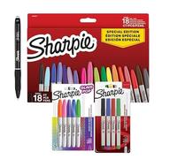Sharpie Juego de marcadores permanentes, edición limitada de regreso a clases, punta fina, ultrafina, glam pop, gel S, 28 unidades