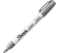 Sharpie Marcador permanente de pintura, punta media, plata