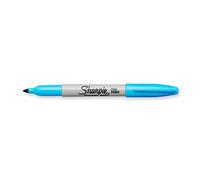 Sharpie Marcadores permanentes de punta fina, azul nano, 1 unidad