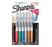 Sharpie Metálico, colores surtidos, 6 unidades
