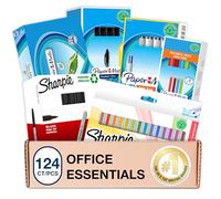 Sharpie Set de bolígrafos y rotuladores Paper Mate Suministros de papelería | Bolígrafos, Rotuladores subrayadores, Rotuladores permanentes Portaminas y Cinta correctora | 124 unidades