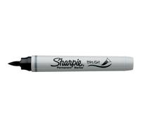 Sharpie - Rotulador permanente con punta de pincel, color negro