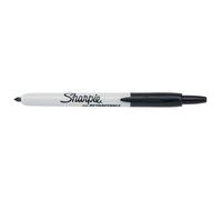 Sharpie Rotulador RT, punta redonda, color negro